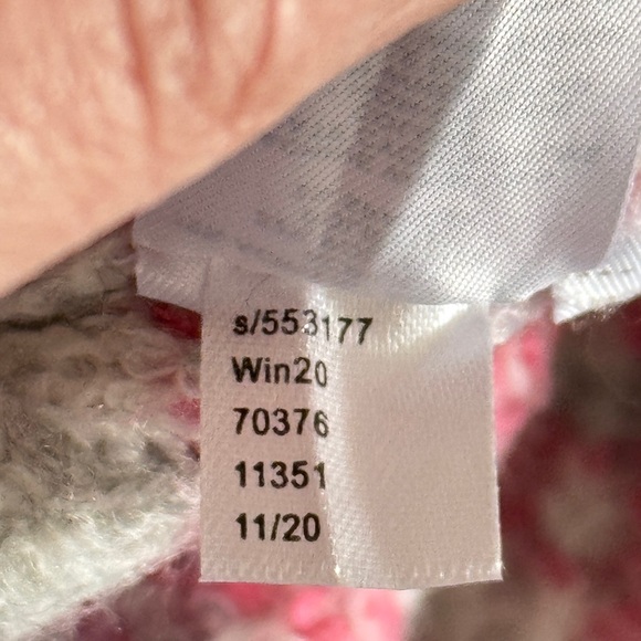 Ann Taylor LOFT Heart Sweater Long Blouson Sleeve Round Neck Comfy Cozy Top - Picture 8 of 13